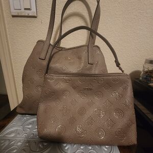 Guess Tan Women's Bag Set